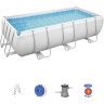 Каркасный бассейн BESTWAY POWER STEEL 404х201х100см, 6478л, фильтр-насос 2006л/ч 56441 BW